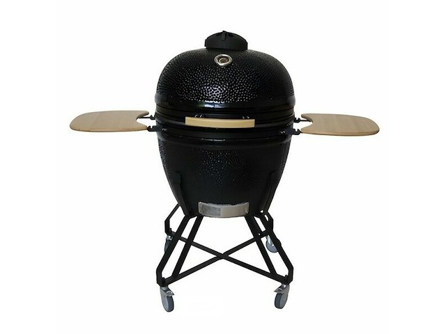 Kamado grill + trolly ( 27 inch | ± 68,5cm) zwart - afbeelding 1 van  1