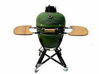 Kamado grill + trolly groen ( 18 inch | ± 45cm) - afbeelding 1 van  1