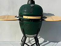 Kamado grill + trolly groen ( 21 inch | ± 53cm) - afbeelding 1 van  1