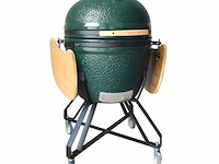 Kamado grill + trolly groen ( 27 inch | ± 68,5cm) - afbeelding 1 van  1
