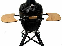 Kamado grill + trolly zwart ( 18 inch | ± 45cm) - afbeelding 1 van  1
