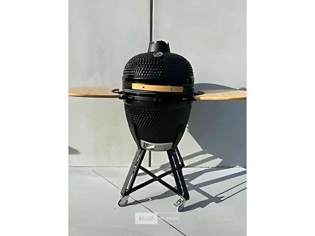 Kamado grill + trolly zwart ( 21 inch | ± 53cm) - afbeelding 1 van  1