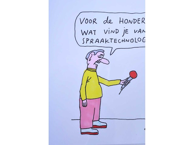 Kamagurka - spraaktechnologie - inkt en kleurstift op papier - ingelijst - afbeelding 3 van  4