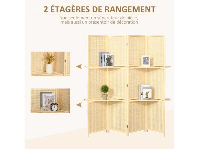 Kamerdelerscherm opvouwbare partitie - afbeelding 5 van  6