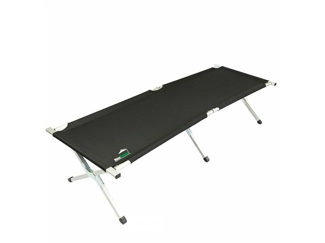 Kampeerbed, stretcher, veldbed, opvouwbaar met draagtas 190 x 64 x 43 cm - afbeelding 1 van  3