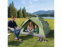 Kampeertent licht opvouwbare tent 2-3 pers. - 2 grote deuren