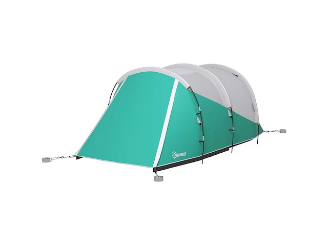 Kampeertent voor 4-5 personen, aparte woon- en slaapruimtes - afbeelding 2 van  3