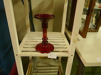 Kandelaar in oud glas - afbeelding 1 van  1