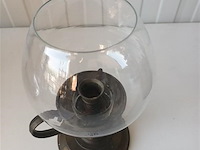 Kandelaar koper en glas - afbeelding 2 van  3