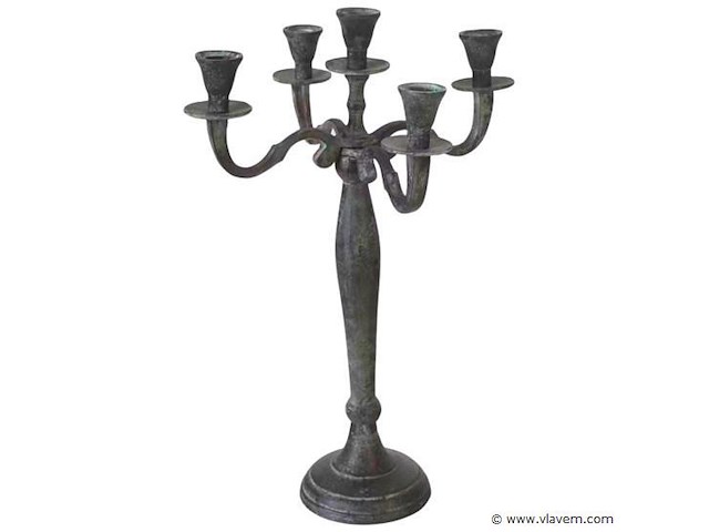 Kandelaar retro look - afbeelding 1 van  4