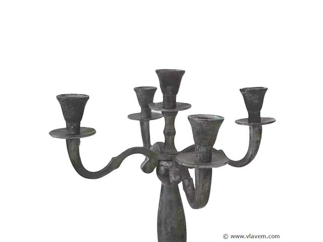 Kandelaar retro look - afbeelding 4 van  4