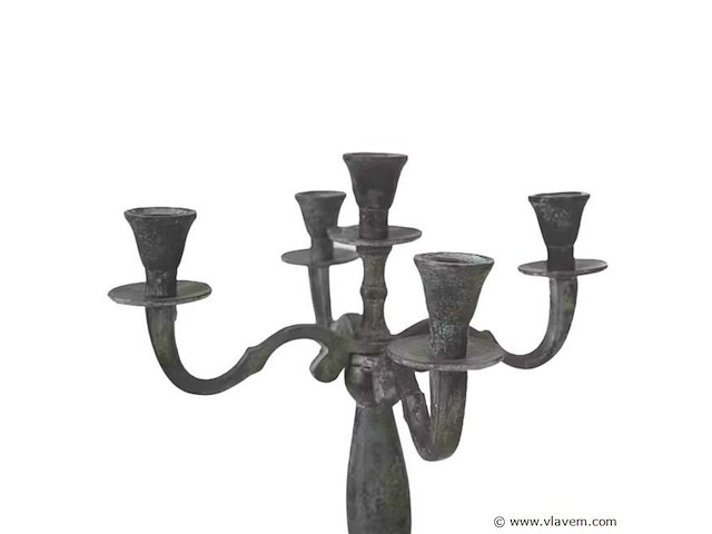 Kandelaar retro look - afbeelding 4 van  4