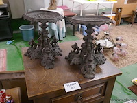Kandelaars in metaal - afbeelding 1 van  2
