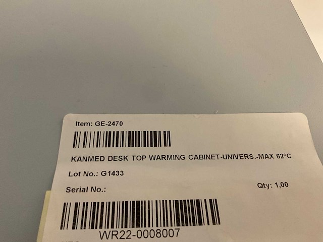 Kanmed medische warmtekast - afbeelding 6 van  6