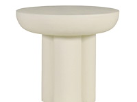 Kano ronde salontafel 50 cm in kalkmortel - afbeelding 1 van  3