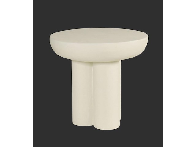 Kano ronde salontafel 50 cm in kalkmortel - afbeelding 3 van  3