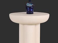 Kano ronde salontafel 50 cm in kalkmortel - afbeelding 2 van  3