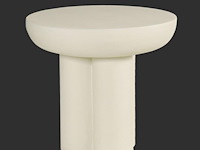 Kano ronde salontafel 50 cm in kalkmortel - afbeelding 3 van  3