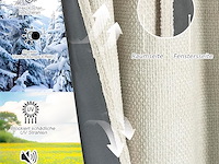 Kant-n-klaar thermogordijn beige 145*140cm - afbeelding 4 van  4