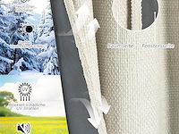 Kant-n-klaar thermogordijn beige 145*140cm - afbeelding 4 van  4