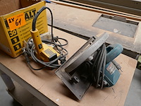 Kantenfreesmachine dewalt + cirkelzaagmachine makita - afbeelding 1 van  6