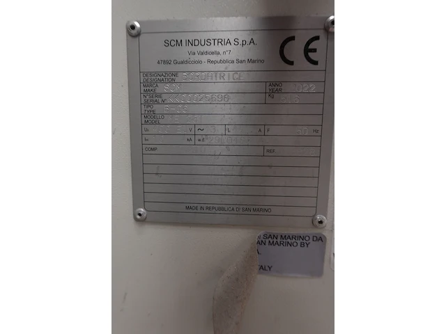 Kantenlijmmachine scm - afbeelding 12 van  13