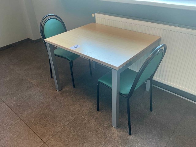 Kantinetafel met 2 stoelen - afbeelding 1 van  6