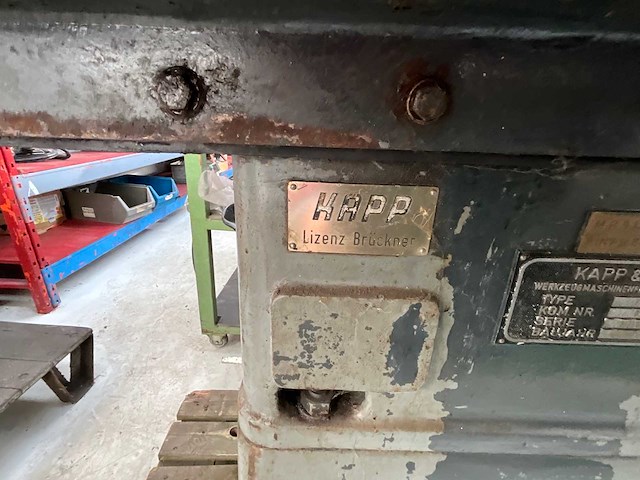 Kapp - 1970 - wzs-30 - vlakslijpmachine - afbeelding 6 van  7