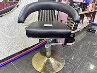 Kappersstoel met wandspiegel - afbeelding 3 van  4
