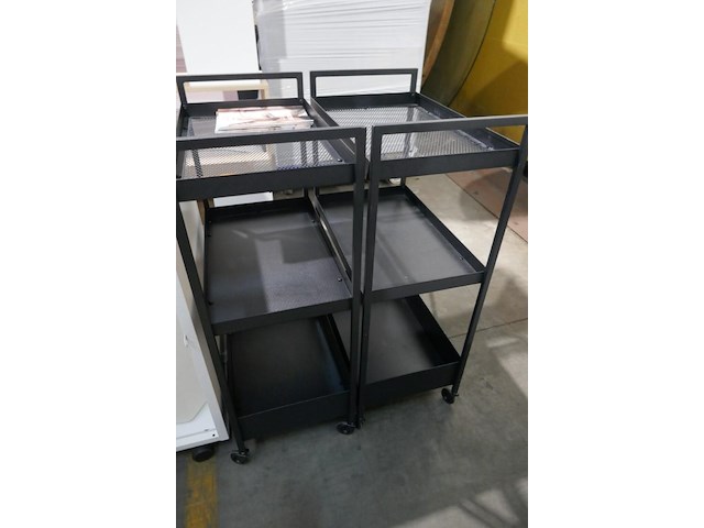 Kapperstrolleys + handwasbak - afbeelding 4 van  5