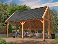 Kapschuur billund xl, basispakket red class wood 605x460x416cm (nieuw)