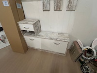 Kapstok met spiegel, kastje - afbeelding 4 van  5