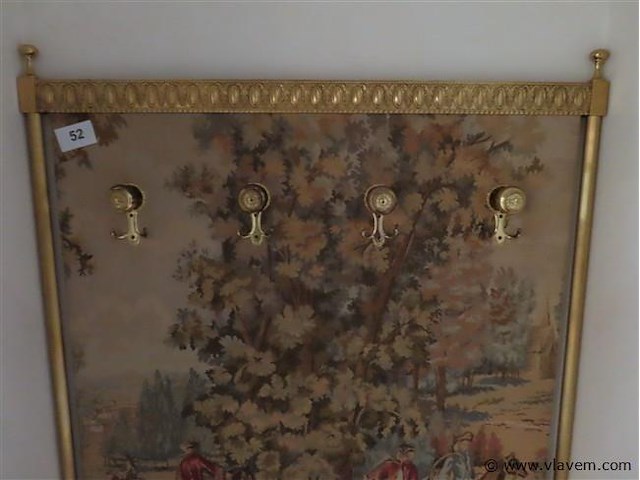 Kapstok met wandtapijt - afbeelding 3 van  4