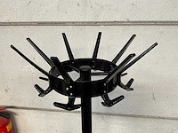 Kapstok zwart 180 cm - afbeelding 2 van  3