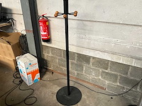 Kapstok zwart/hout 175 cm - afbeelding 5 van  5
