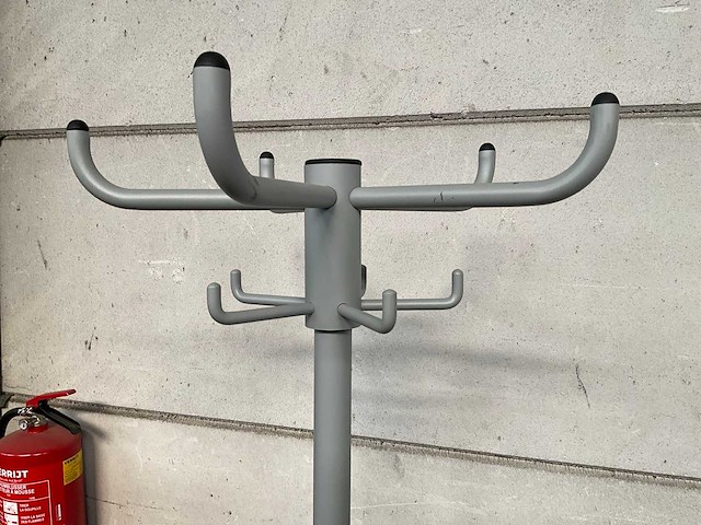 Kapstok zwart/lichtgrijs 175 cm - afbeelding 2 van  4