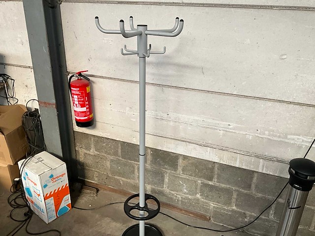 Kapstok zwart/lichtgrijs 175 cm - afbeelding 4 van  4