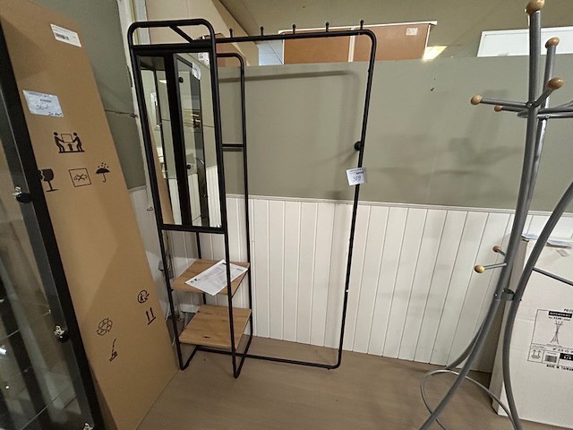 Kapstokrek met spiegel - afbeelding 1 van  4