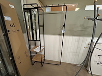 Kapstokrek met spiegel - afbeelding 1 van  4