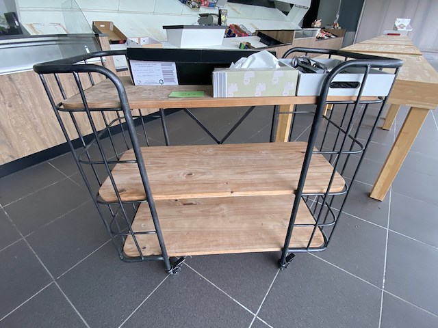 Kar met wielen - presentatiekar - afbeelding 1 van  1