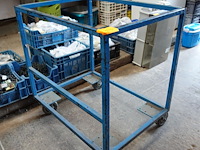 Kar op wielen l. 80 b.60 h83 cm - afbeelding 2 van  2