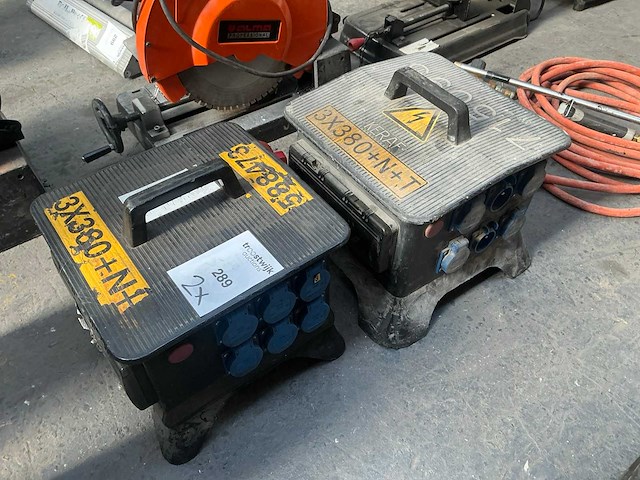 Karaf bouwaansluitkast (2x) - afbeelding 1 van  7