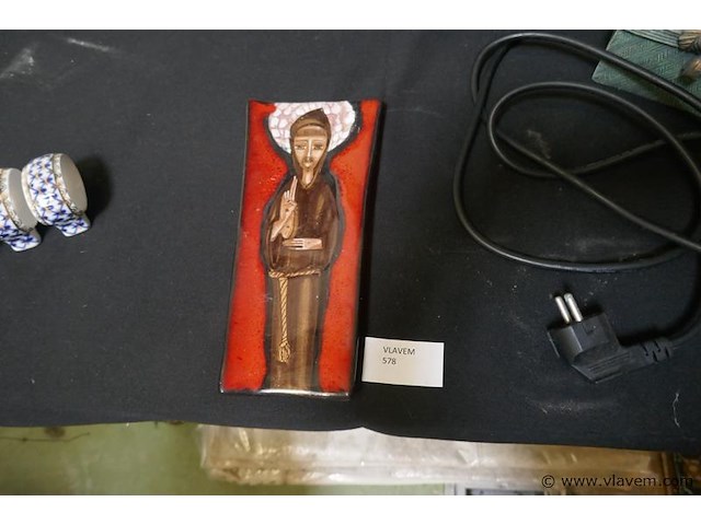 Karamische wandplaat - afbeelding 1 van  1