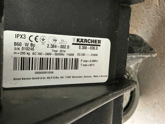 Kärcher b60 w bp schrobzuigmachine - afbeelding 4 van  12