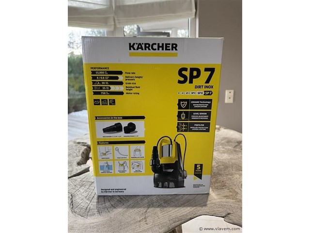 Kärcher dompelpomp sp7 nieuw - afbeelding 1 van  1