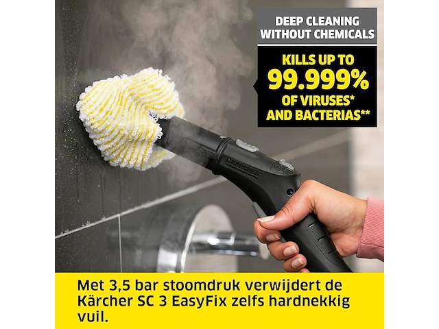Kärcher easyfix stoomreiniger - afbeelding 2 van  5