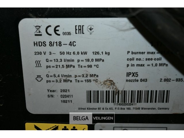 Kärcher hogedrukreiniger - afbeelding 7 van  7