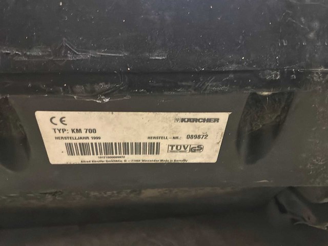 Kärcher km 700 s straatveegmachine - afbeelding 5 van  5