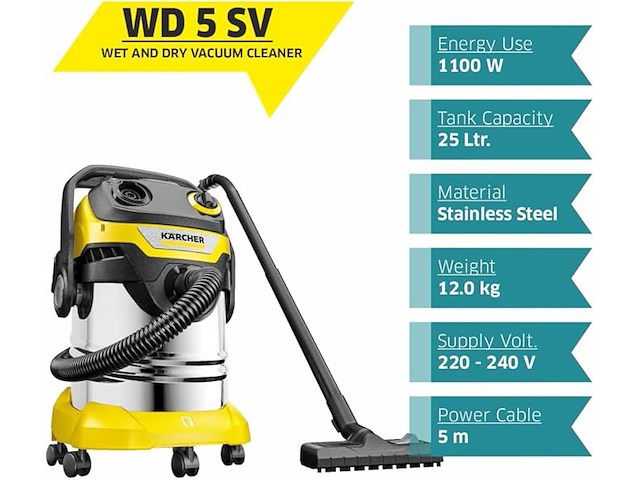 Kärcher nat-droog stofzuige - afbeelding 3 van  5