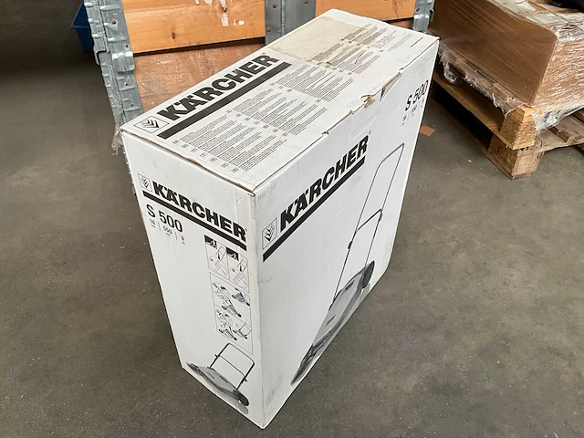 Kärcher s 500 hand veegmachine 16 liter 550 mm, 9kg - afbeelding 3 van  6